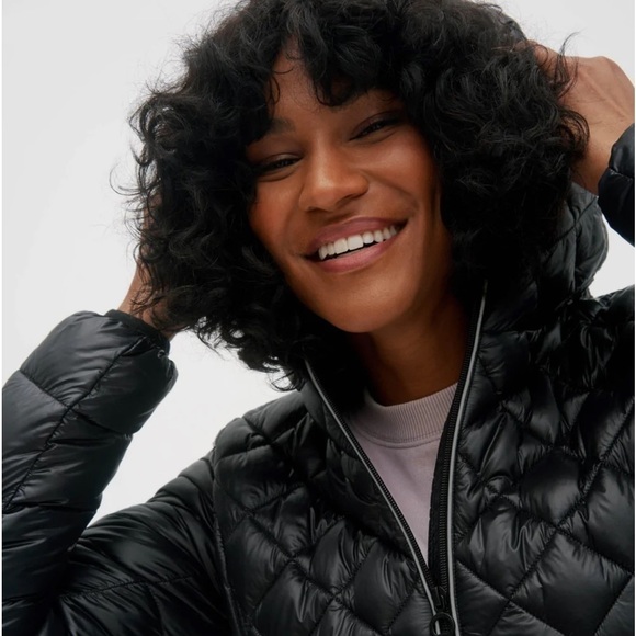 Noize l Black Samira Lightweight Short Length Puffer Hood Jacket Like New! Small - Picture 11 of 11